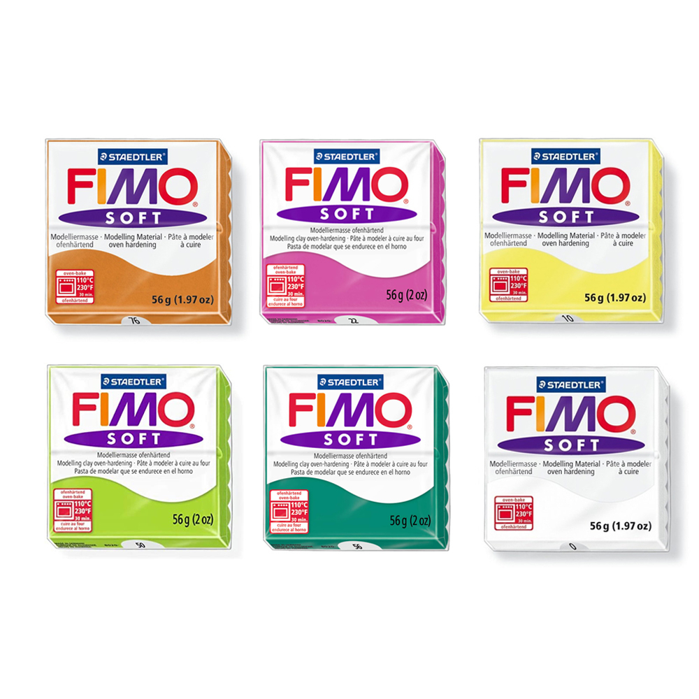 FIMO® Arcilla polimérica efecto cuero 57g ocre