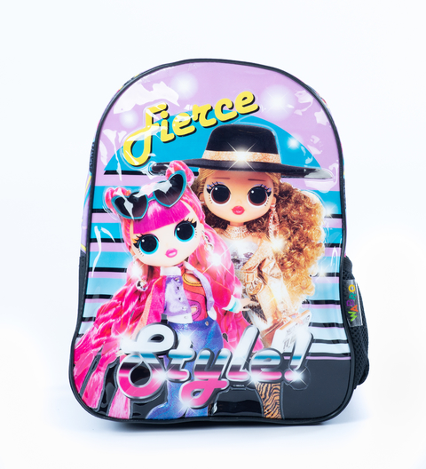 MOCHILA WABRO BARBIE 16 CON CARRO DOS MODELOS