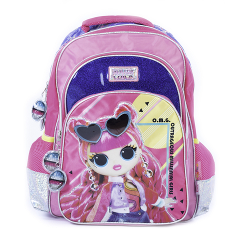 Mochila 16 Pulgadas Barbie Con Carrito Barbie 35614 Wabro