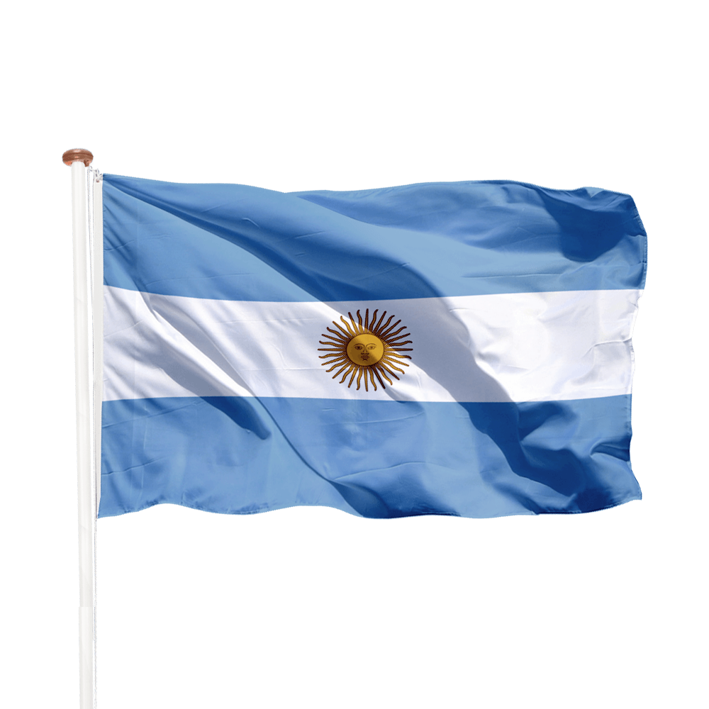 BANDERA ARGENTINA NUEVO MILENIO 30X48CM