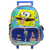 MOCHILA CRESKO BOB ESPONJA 16" CON CARRO