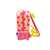 MOCHILA WABRO PEPPA PIG DANCE 12" CON CARRO