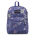 MOCHILA JANSPORT SUPERBREAK CELESTE CON FLORES ORIGINAL TEMPORADA 2022