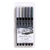 MARCADOR LYRA AQUA BRUSH DUO GREY TONES X 6