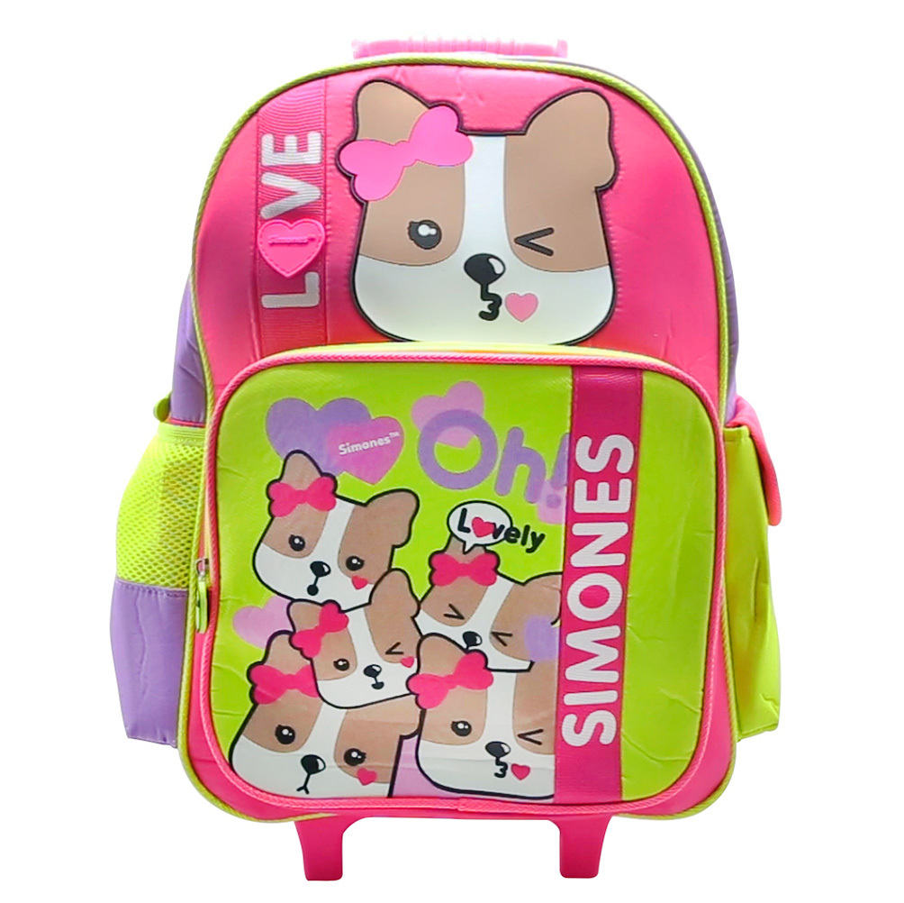 MOCHILA CRESKO SIMONES 18 CON CARRO 2 COLORES