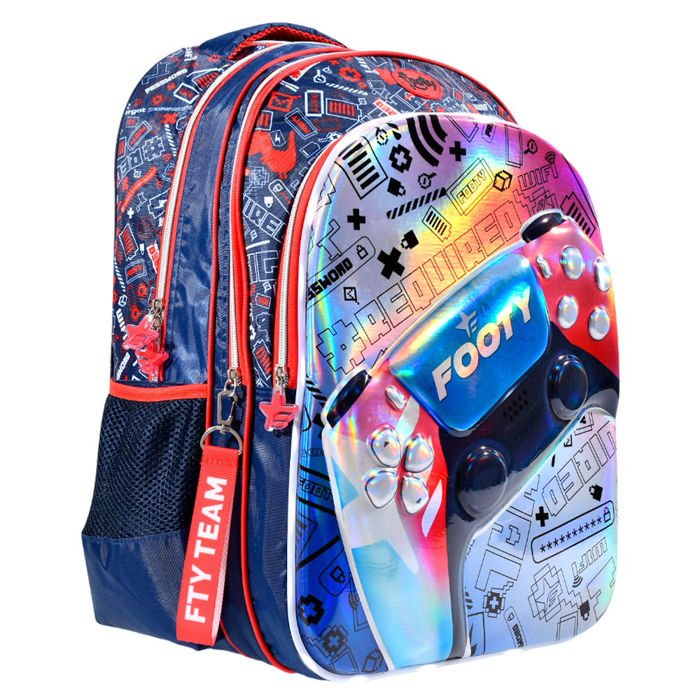 MOCHILA FOOTY PLAY 18 ESPALDA CON LUZ 2 COLORES