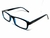 Óculos de Leitura Preto Azul Acetato Citrine GF8459