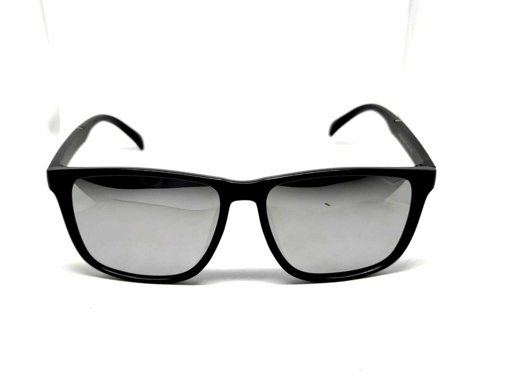 Óculos de Sol Masculino Acetato Preto Espelhado Polarizado P7229
