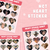 Heart Sticker Sheet - NCT