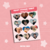 Heart Sticker Sheet - Seventeen na internet