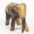 Escultura Decorativa Artesanal de Madeira Elefante