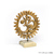 Escultura Decorativa Simbolo ON Artesanal de Madeira Pedestal 25Cm (ID2/5) - comprar online
