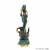 Adorno Decorativo Artesanal de Bronze Maciço Saraswati 15cm - loja online