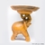 Bandeja Redonda Decorativa Artesanal de Madeira base Elefante Esculpido na internet
