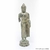 Adorno Decorativo de Latão Envelhecido Buda de Pé 20cm