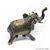 Adorno Decorativo Artesanal Estanho Elefante 12cm - loja online