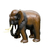 Escultura Decorativa Artesanal de Madeira Elefante Marrom 57cm - comprar online