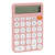 Calculadora Escritorio Rosa Style | DELI EM124 - comprar online