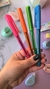 Bolígrafos Con Tapa Colores Vividos Pack x4 Tinta Azul - Deli