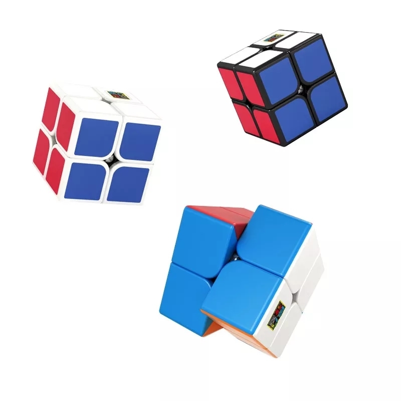 Kit 3 Cubo Mágico 2X2 Moyu Meilong 2 Profissional - Cubo Mágico