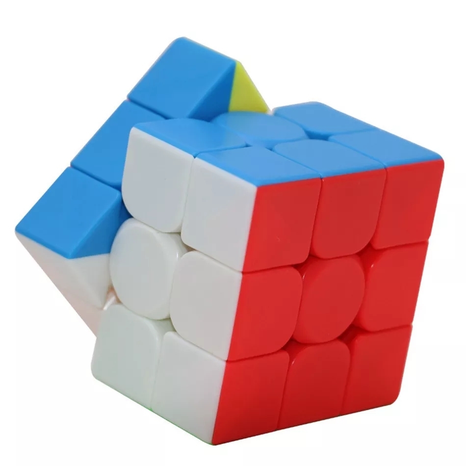 Cubo Mágico Tradicional 3x3 P/ Crianças E Adultos Iniciantes