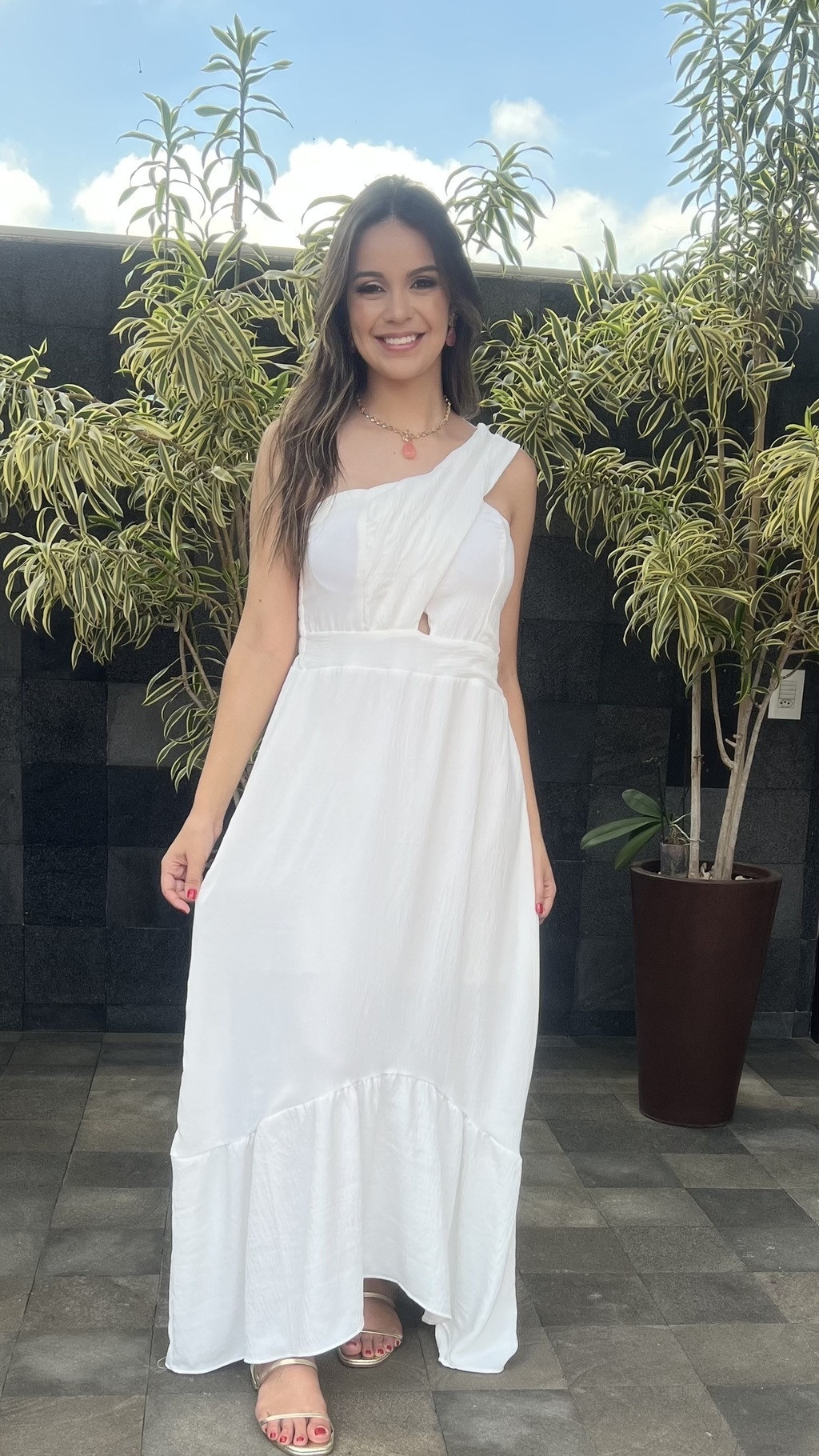Vestido feminino ombro a ombro sales