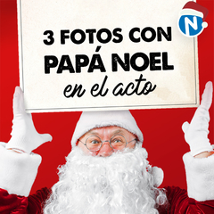 Foto con Papá Noel x3 (Paseo Aldrey)