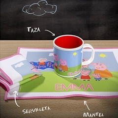 Taza + Mantel + Servilleta en internet