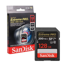 SANDISK SD 128GB C10 EXTREME PRO 200MB/S