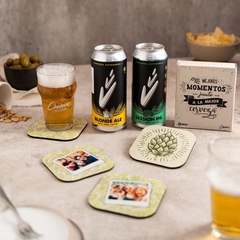 Combo 4 Posavasos + 2 Latas Cheverry