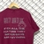 Camiseta Vontz “Anti Haters” Vinho - Vontz® / Loja Online Oficial