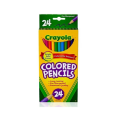 Lápices de colores crayola x 24 colores