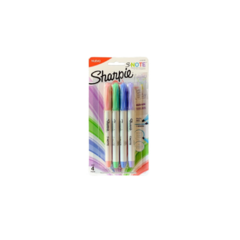 RESALTADORES SHARPIE NOTE por 4 colores PASTELes