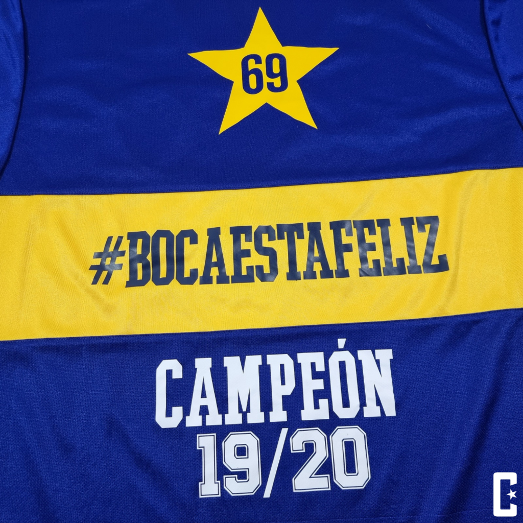 Camiseta boca campeon 2020 hotsell