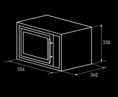 HORNO ELECTRICO de Mesada Covector TST ATTIVO - ESTILO XXI - Cocinas y Campanas