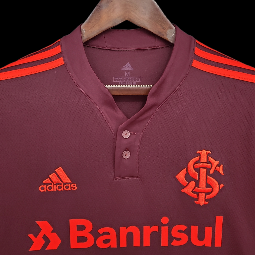 Camisa Internacional III 21/22 s/n° Torcedor Adidas Feminina - Vinho