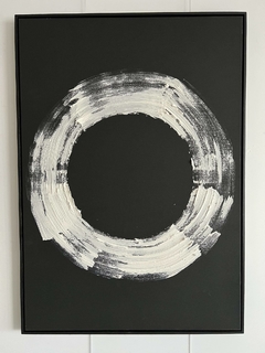 Composicion Black and White enmarcado en negro - MTO Home
