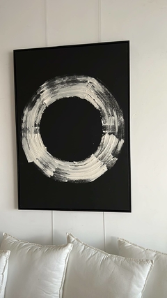 Cuadro Zen con marco negro - MTO Home