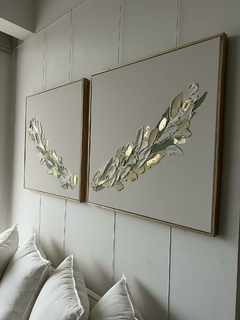 Duo Taormina enmarcado con detalles dorados en internet