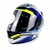 Capacete KYT TT Course Grand Prix Branco/Azul