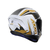 Capacete Axxis Draken Vector Gloss Branco/Dourado