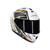 Capacete Axxis Draken Vector Gloss Branco/Dourado - Moto Raja – O Melhor Moto Point de BH!