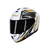 Capacete Axxis Draken Vector Gloss Branco/Dourado na internet