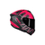 Capacete Axxis Draken Dekers Fosco Preto/Rosa - loja online