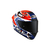 Capacete KYT NX Race Balance Laranja/Azul - Moto Raja – O Melhor Moto Point de BH!