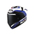 Capacete KYT TT Course Grand Prix Azul/Vermelho na internet