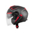 Capacete Givi Hx22 Planet Hyper Preto / Vermelho Fluor Fosco - comprar online