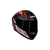 Capacete Axxis Draken Racer Fosco Preto/Vermelho/Cinza