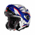 Capacete Nolan N100-5 Plus Overland Branco / Azul / Vermelho