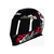 Capacete Axxis Eagle Lady Catrina Preto e Vermelho - comprar online